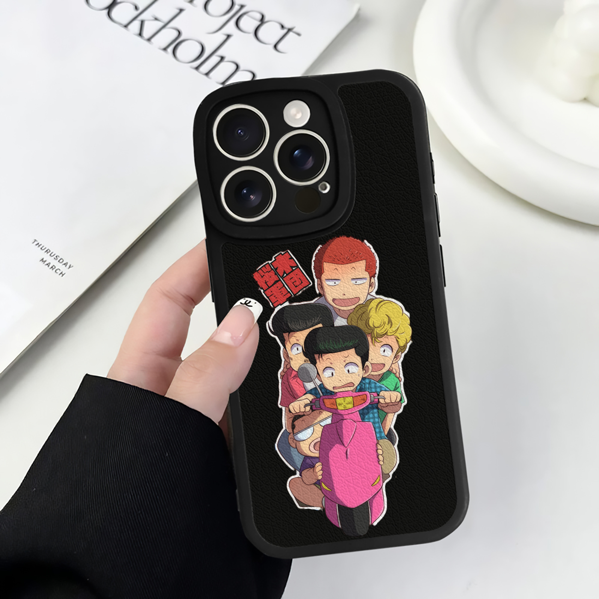 （画像用） SLAM DUNK／スラムダンク 【iPhone 16シリーズ対応】シリコンスマホケース（レザー調） 材質：シリコン